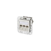 1309131102-E - Data connection socket pure white 3xRJ45 E-DAT module Cat.6 8(8)UPk, 1309131102-E - Promotional item Top Merken Winkel